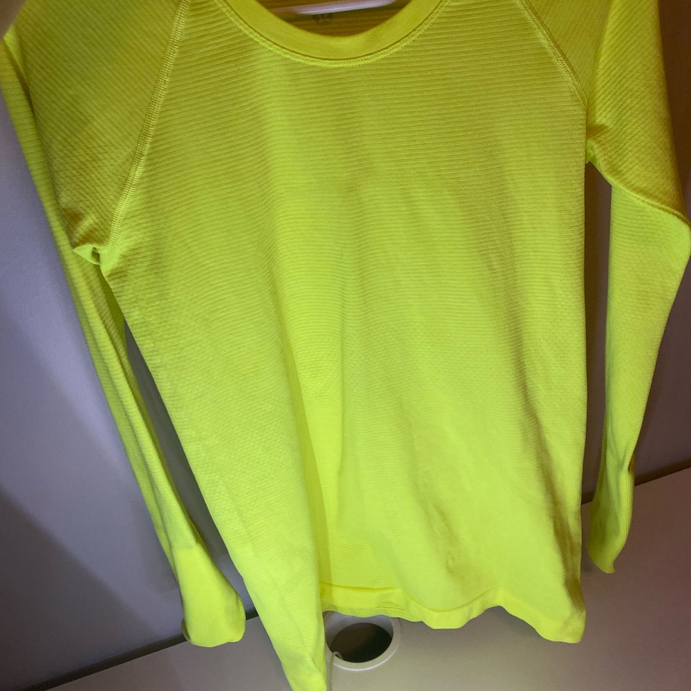 Lululemon long sleeve highlight yellow